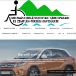 Mozgáskorlátozottak Sárospataki és Zemplén - Térségi Egyesülete - Új weboldal készítése 2018